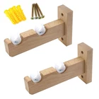 Kumgrot 2PCS Window Curtain Brackets Wood Rod Holder Heavy Duty Doubl... New. Price: $30.34.