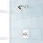 Vilamonte Pressure Balance Shower Set Trim - Brushed Nickel Open. Price: $70.00.