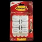 3M Command White 18 Mini Hooks General Purpose Damage-free Hanging Removable New. Price: $9.98.