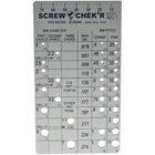 Metric Screw Thread Checker M2 To M7MM Stainless Steel Gauge New. Price: $19.08.