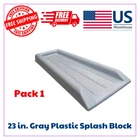 Shape Products 23 In. Gray Plastic Splash Block New. Price: $13.10.