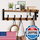 Dreampossible 4 In 1 Coat Rack Wall Mount With Shelf, Hooks 25.2" Entryway New. Price: $61.02.
