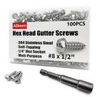 Allkeen 304 Stainless Self Tapping Screws Steel, Silver New. Price: $13.35.
