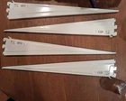 Lot Of 4 Closetmaid Shelftrack 20" White Bracket New. Price: $43.00.