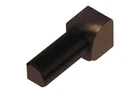 Schluter Rondec - 3/8" Inside Corner Brushed Antique Bronze (iv/ro 100 Abgb) New. Price: $16.99.
