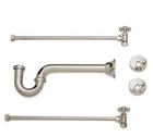 New Signature Hardware Bathroom Trim Kit For Copper Pipe-extra Long Chrome. Price: $89.95.