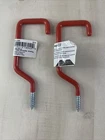 Lot Of National Hardware N271-018 Rafter Screw Hook, Vinyl Coated, Red New. Price: $6.48.