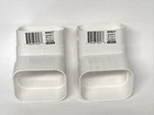 Pack Of 2, Amerimax Downspout Gutter Elbow Vinyl White 2" 3" M0627 New. Price: $16.00.