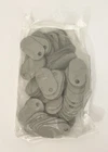 (100) Lot New Central Steel Fabricators Cable Fiber Tags 1" X 1.75" CT160-100. Price: $24.99.