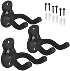 Guitar Wall Mount Hanger 3 Pack Hook Black Metal Holder For Acous... New. Price: $19.57.