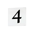 Maxim Lighting Address 4-4" Square Tile Serif, White 53664WT New. Price: $19.99.