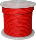 T.w. Evans 3/8" X 500' Red Multifilament Derby Rope - Durable Propylene New. Price: $123.99.