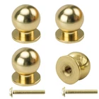 Auxbc Mini Round Solid Knobs, 1/2 Polished BRASS-12MM, New. Price: $13.68.