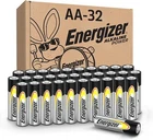 Energizer Aa Batteries, Power Double Battery Alkaline, 32 Count New. Price: $19.95.