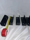 5 Pack Lot National Hardware Black Wide Corner Braces Brackets New. Price: $24.99.