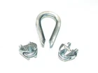New Campbell B7675109 Wire Rope Clips & Thimble Kit. Price: $9.99.