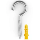Vanfly 20-PIECE Stainless Steel Ceiling Cup Kit Screw Hooks, Ring Scre... New. Price: $19.13.