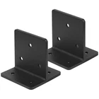 YIDU69Q 2 Pcs 6X6 Concealed Post Baseheavy Duty Knife Plate Bracket 3 Gauge New. Price: $81.65.