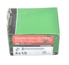 Lot Of 100 Hillman Sheet Metal Screws Pan/phillips Zinc Plated #8 X 1/2" New. Price: $8.99.