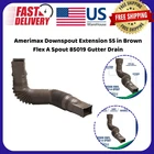 Amerimax Downspout Extension 55 Brown Flex 85019 Gutter Drain New. Price: $10.68.