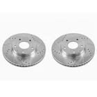 Powerstop Evolution Drilled Slotted Rotors Pair Front For Mazda 3 New. Price: $180.98.