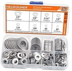 270PIECES Sizes Stainless Steel Flat Washers Assortment Kit, 1/2 3/8 5/16 New. Price: $21.05.