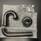 Signature Hardware SH362GM 1-1/4" P-trap With High Box Flange Gunmetal Open. Price: $62.88.