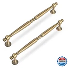 Urnew 5-PACK Solid Brass Kitchen Cabinet Pulls, Antique Modern Dresser Dra. Price: $91.76.