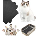 Cat Nail File Scratching Strips Liner For Litter Box Black 6 Pcs Set Pet New. Price: $21.50.