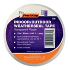 Frost King T96H Clear Plastic Indoor/outdoor Weather Seal Tape 1200 X In. New. Price: $16.43.