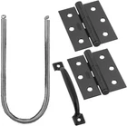 Nos National Hardware N107-409 V90 Screen Storm Door Set Black Hinge Handle New. Price: $14.06.