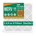 20X20X1 Pleated Air Filters, Replacement For Hvac Furnace (merv 11) New. Price: $58.99.