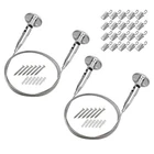 Pack 6.5 Ft Stainless Steel Suspension Hanging Cable With 20 Clips, Adjusta... New. Price: $33.11.
