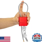 Bozzys Steel Cable 1.15FT Weatherproof Padlock 3 Keys Aluminum For Bike Gat New. Price: $29.29.