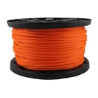 Qnr 1/4" Neon Orange Polyester Rope, Solid Braid High Visibility Utility Rope... New. Price: $92.70.