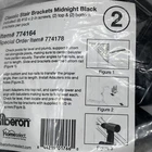 Fiberon Black Classic Stair Brackets Midnight 774164 - 2 Tops & Bottoms New. Price: $14.50.