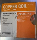 Everbilt Copper 1/4" Od X 10FT Soft Type Refrigeration Coil 647-788 04010PS New. Price: $19.49.
