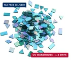 Lanyani Iridescent Mosaic Glass Tiles 200 Pieces Bulk Stained For New. Price: $26.21.