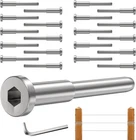 20 Pack 1/8" Silver Invisible Cable Railing Hardware Kit, T316 Stainless Steel New. Price: $38.03.