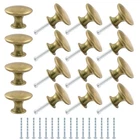 Moicstiy Antique Brass Kitchen Cabinet Knobs Handle Pulls, 16PCS, New. Price: $18.98.