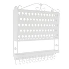 Designers Impressions JR20-WH White Large Wall Mounted Jewelry Rack New. Price: $69.95.