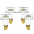Lc Lictop Clear Acrylic Sofa Legs With Brass Tip 4.7 Inch Tapered Shape Furni... New. Price: $40.99.