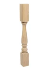 Hardwood 3-3/4" Wide X 35-1/4" High Full Round Island Legs New. Price: $71.99.
