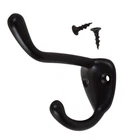 Gliderite 3 In. X Matte Black Large Robe/coat/hat Hooks (10-PACK) New. Price: $14.95.
