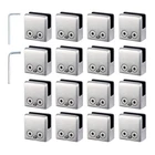 Kamtop 16 Pcs Glass Clamp, Adjustable Shelf 8-9MM, Silver New. Price: $48.95.
