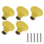 Zernmiarder Yellow Ceramic Knobs 10 Pack Flower Drawer 1.37 Inches, New. Price: $13.24.