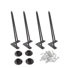 Osring 10 Hairpin Legs Solid Steel Furniture Table Feet Inch, Black New. Price: $29.79.