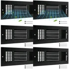 6 Pcs Black 10 X 4 Inch Interior Size Air Ceiling Vent Covers 3 Way Sidewall New. Price: $65.24.