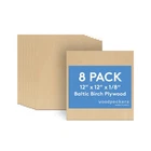 3 Mm Baltic Birch Plywood 1/8 12 Inch, Box Of B/bb Grade Craft Wood, St New. Price: $47.41.