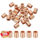 Uxcell Copper Wire Rope Stop Sleeve 1/8" Gold 25 Pcs New. Price: $20.00.